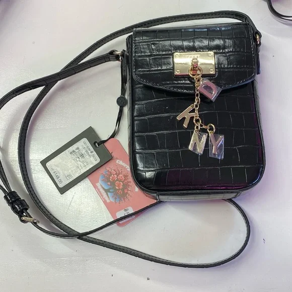 DKNY SQUARE CROSSBODY BAG - Picture 1 of 3